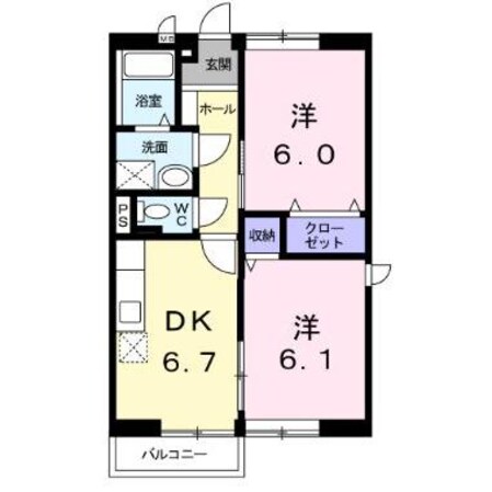 ハウスパピュラァの物件間取画像